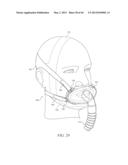 FULL FACE RESPIRATORY MASK WITH INTEGRATED NASAL INTERFACE diagram and image