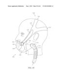 FULL FACE RESPIRATORY MASK WITH INTEGRATED NASAL INTERFACE diagram and image