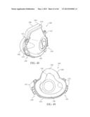 FULL FACE RESPIRATORY MASK WITH INTEGRATED NASAL INTERFACE diagram and image