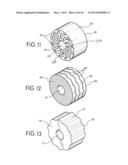 CONTAINER ORIENTING HOLDER WITH ROLLER SUPPORTS AND A CONTAINER ORIENTING     METHOD diagram and image