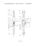 Telescopic Elevator Bail, Vessel Comprising Such the Elevator Bail and     Method of Using the Elevator Bail diagram and image