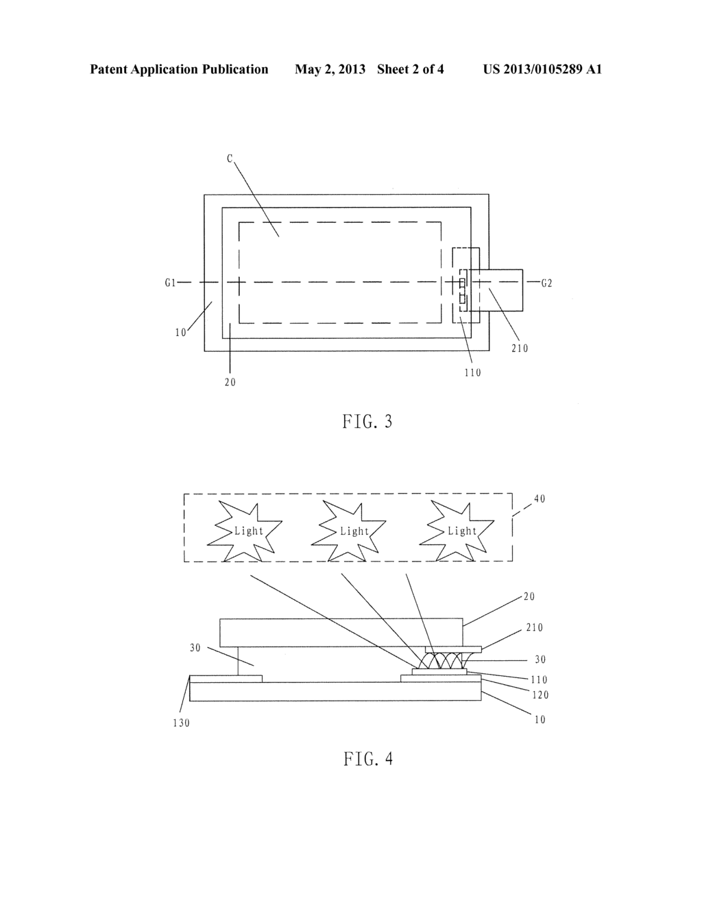 INTERNAL STACK-UP STRUCTURE OF TOUCH PANEL AND METHOD FOR PRODUCING THE     SAME - diagram, schematic, and image 03