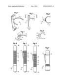 Clip with C-shaped ligature diagram and image