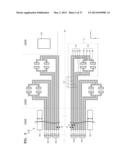 SEMICONDUCTOR DEVICE AND METHOD FORMING PATTERNS WITH SPACED PADS IN TRIM     REGION diagram and image