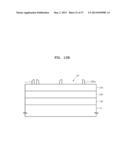 SEMICONDUCTOR DEVICE AND METHOD FORMING PATTERNS WITH SPACED PADS IN TRIM     REGION diagram and image