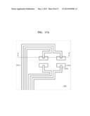 SEMICONDUCTOR DEVICE AND METHOD FORMING PATTERNS WITH SPACED PADS IN TRIM     REGION diagram and image