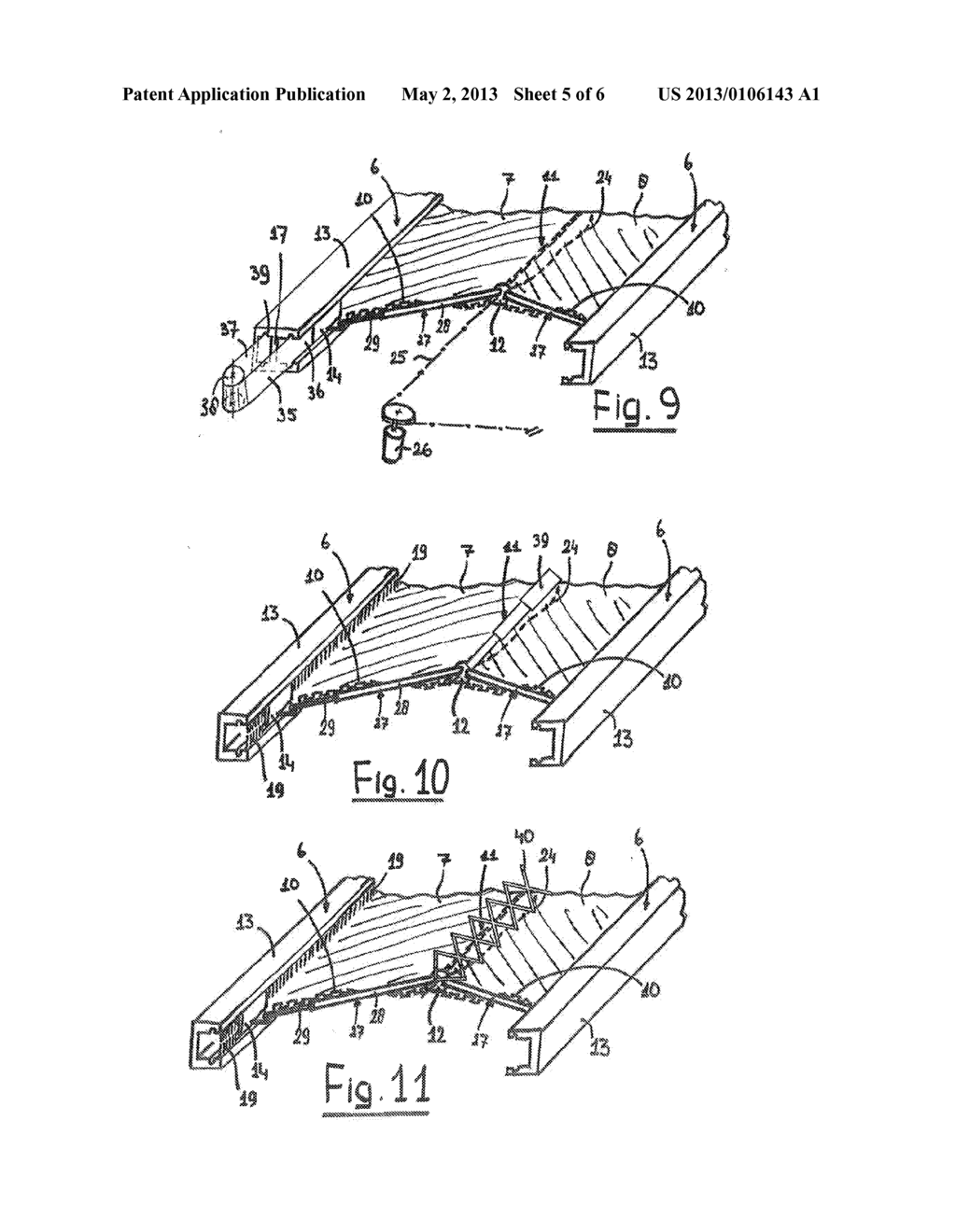 SHADING ASSEMBLY AND OPEN ROOF CONSTRUCTION PROVIDED THEREWITH - diagram, schematic, and image 06