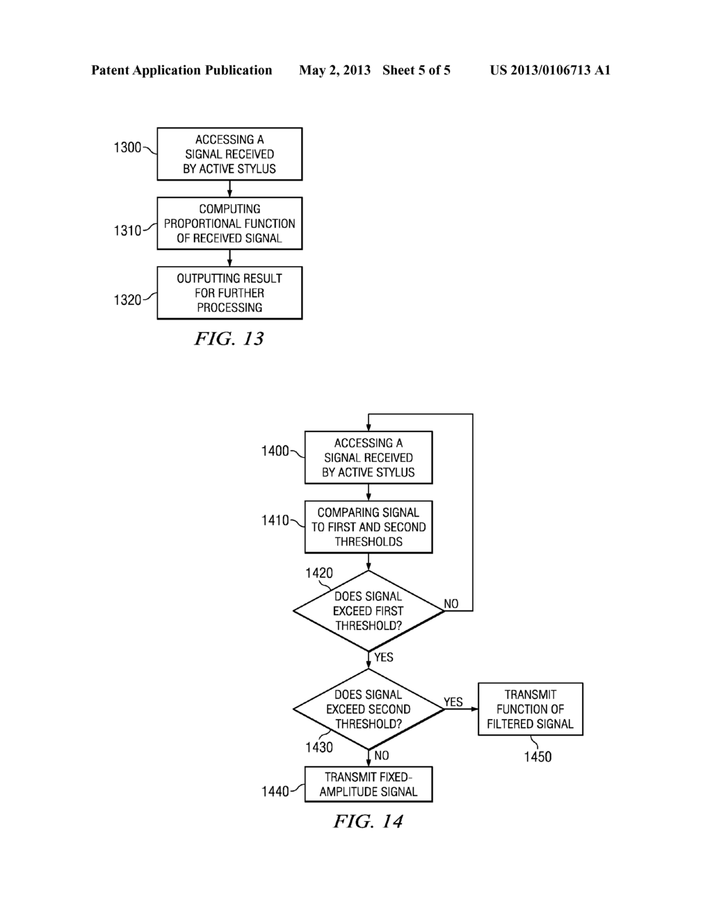 Active Stylus with Filter Having a Threshold - diagram, schematic, and image 06