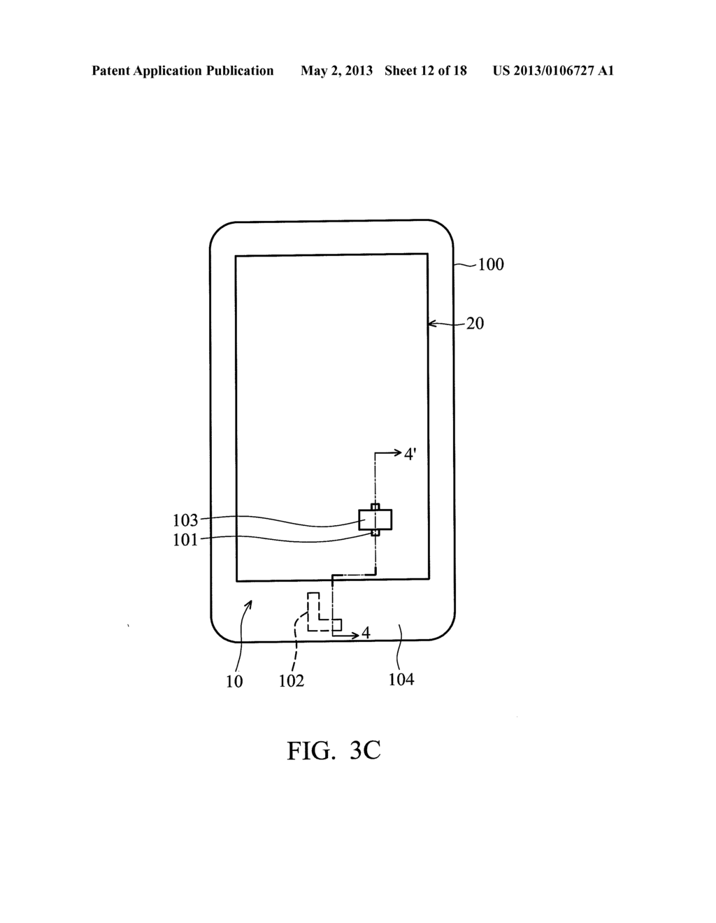 TOUCH SENSING DEVICE AND FABRICATION METHOD THEREOF - diagram, schematic, and image 13