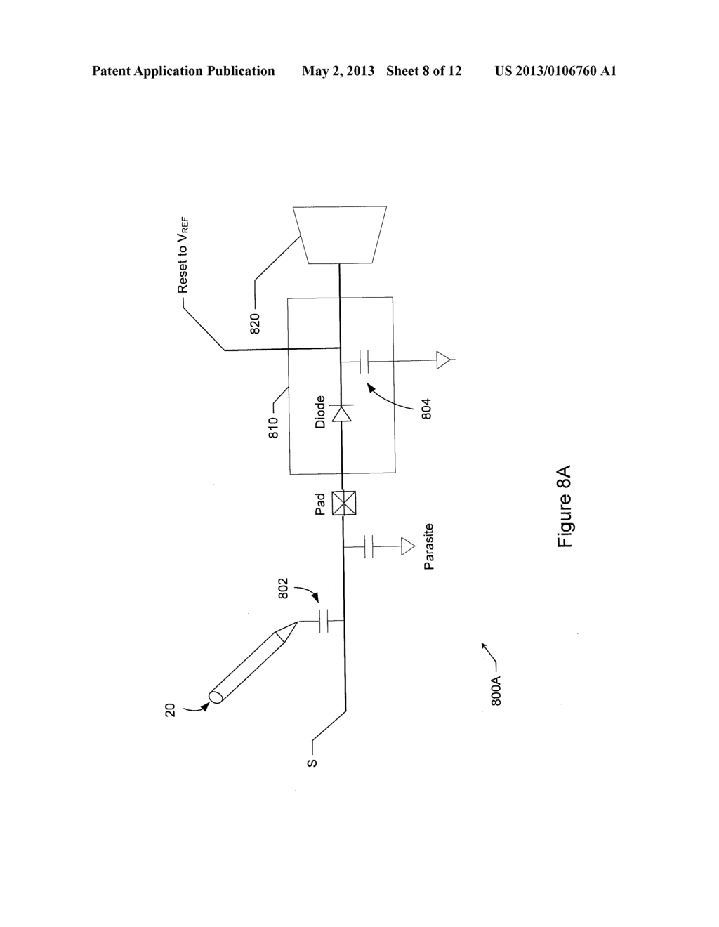 Communication Between a Master Active Stylus and a Slave Touch-Sensor     Device - diagram, schematic, and image 09