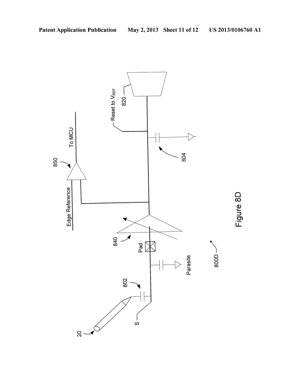 Communication Between a Master Active Stylus and a Slave Touch-Sensor     Device - diagram, schematic, and image 12