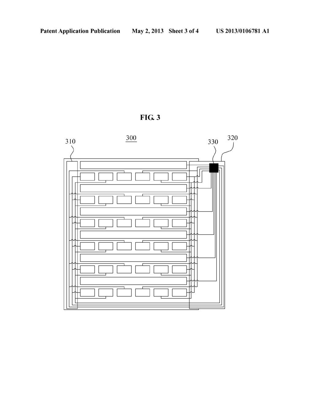 TOUCH SENSING PANEL FOR DELIVERING SENSING SIGNAL TO TOUCH SENSOR CHIP BY     USING CIRCUIT BOARD, AND TOUCH SENSING DEVICE - diagram, schematic, and image 04