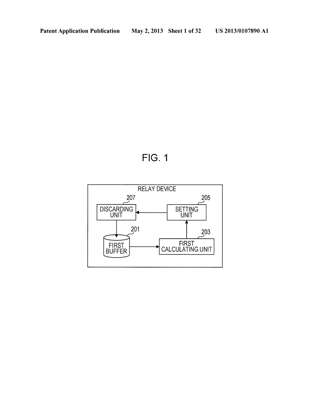 BUFFER MANAGEMENT OF RELAY DEVICE - diagram, schematic, and image 02