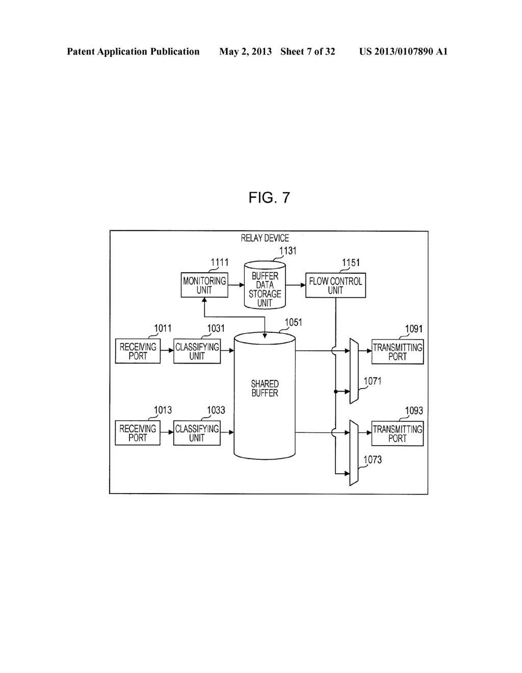 BUFFER MANAGEMENT OF RELAY DEVICE - diagram, schematic, and image 08