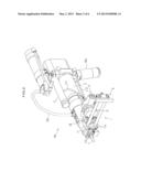 CLAMP DEVICE OF A DRILL AND AIR DRIVE DRILL diagram and image