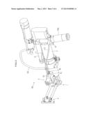 CLAMP DEVICE OF A DRILL AND AIR DRIVE DRILL diagram and image