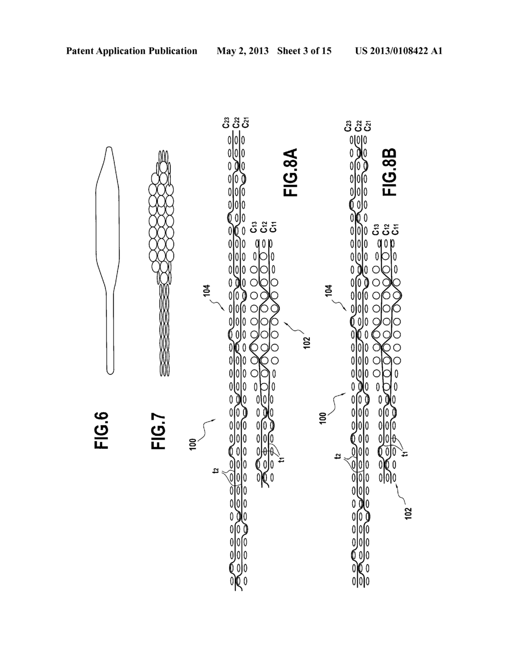 COMPOSITE MATERIAL TURBOMACHINE ENGINE BLADE OR VANE, COMPRESSOR STATOR     SEGMENT OR TURBINE NOZZLE SEGMENT INCORPORATING SUCH VANES AND METHOD FOR     MANUFACTURING SAME - diagram, schematic, and image 04