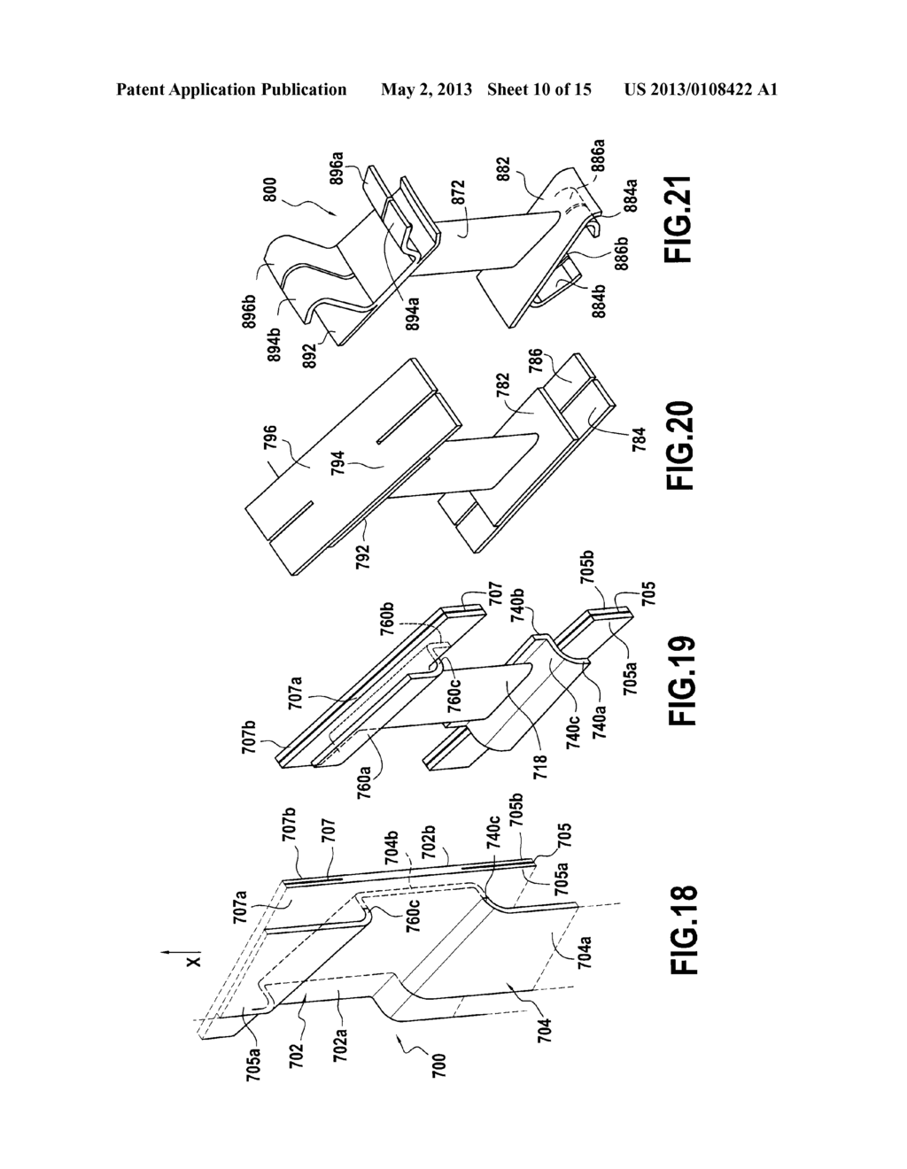 COMPOSITE MATERIAL TURBOMACHINE ENGINE BLADE OR VANE, COMPRESSOR STATOR     SEGMENT OR TURBINE NOZZLE SEGMENT INCORPORATING SUCH VANES AND METHOD FOR     MANUFACTURING SAME - diagram, schematic, and image 11