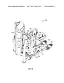 LATERAL DELTOID EXERCISE MACHINE WITH ROCKING USER SUPPORT diagram and image