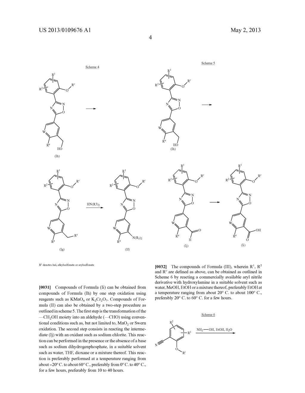 Oxadiazole Diaryl Compounds - diagram, schematic, and image 05