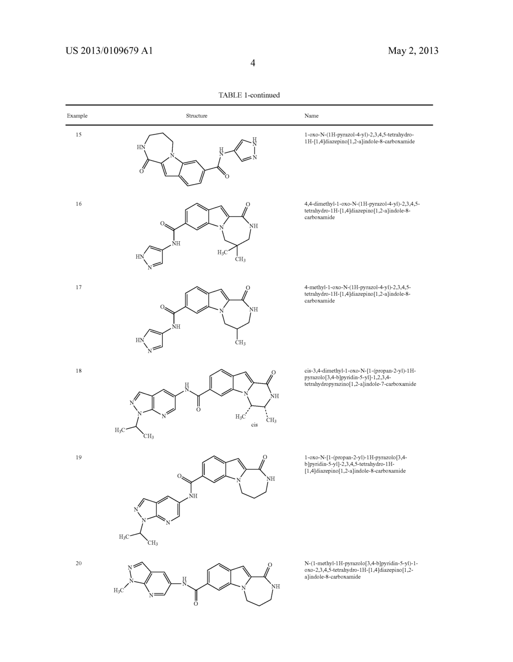 HETEROCYCLIC COMPOUNDS CONTAINING AN INDOLE CORE - diagram, schematic, and image 05