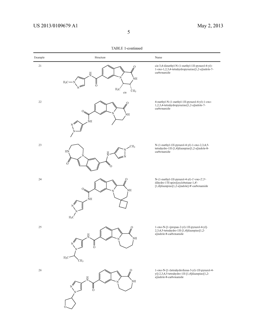 HETEROCYCLIC COMPOUNDS CONTAINING AN INDOLE CORE - diagram, schematic, and image 06