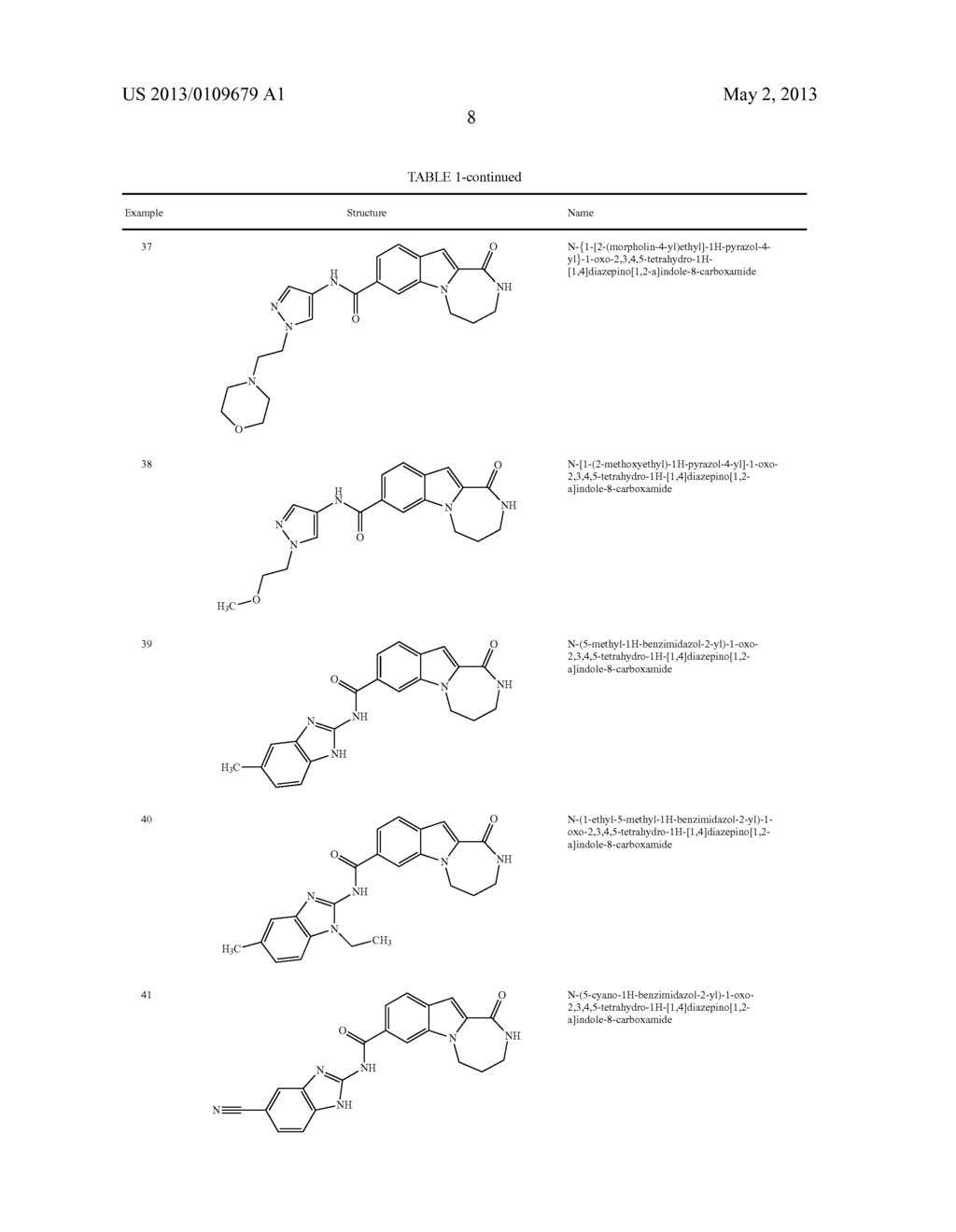 HETEROCYCLIC COMPOUNDS CONTAINING AN INDOLE CORE - diagram, schematic, and image 09