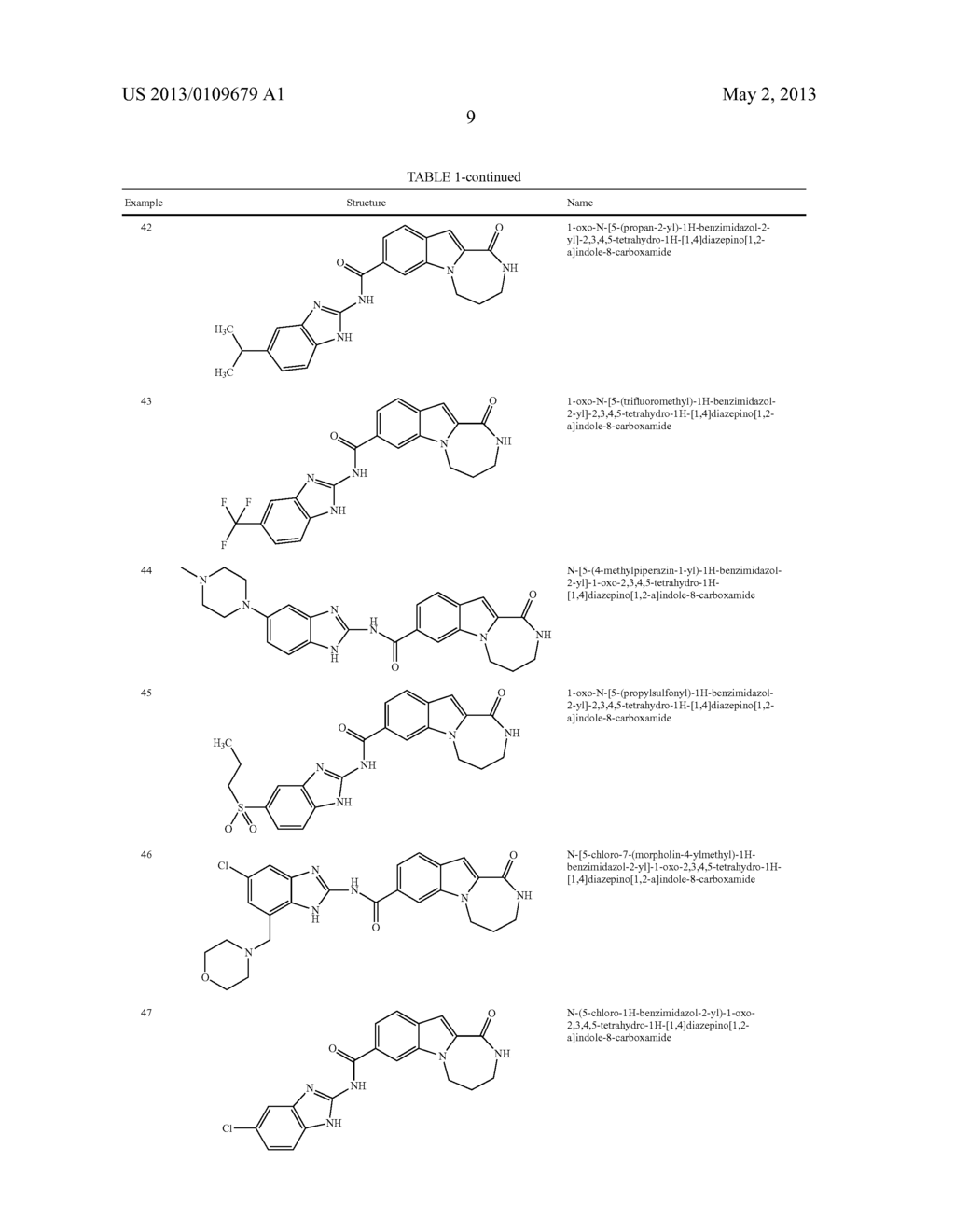 HETEROCYCLIC COMPOUNDS CONTAINING AN INDOLE CORE - diagram, schematic, and image 10