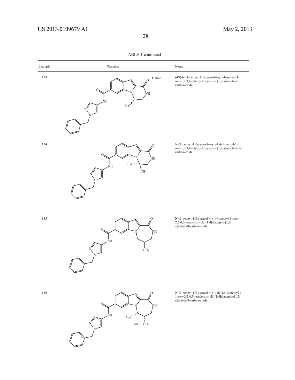 HETEROCYCLIC COMPOUNDS CONTAINING AN INDOLE CORE - diagram, schematic, and image 29