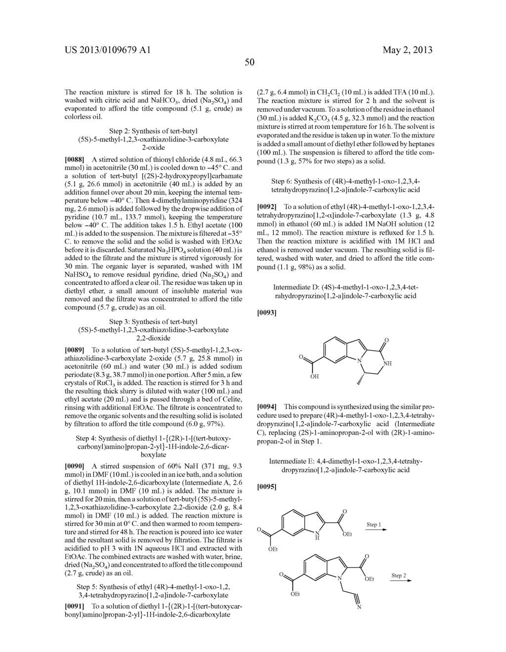 HETEROCYCLIC COMPOUNDS CONTAINING AN INDOLE CORE - diagram, schematic, and image 51