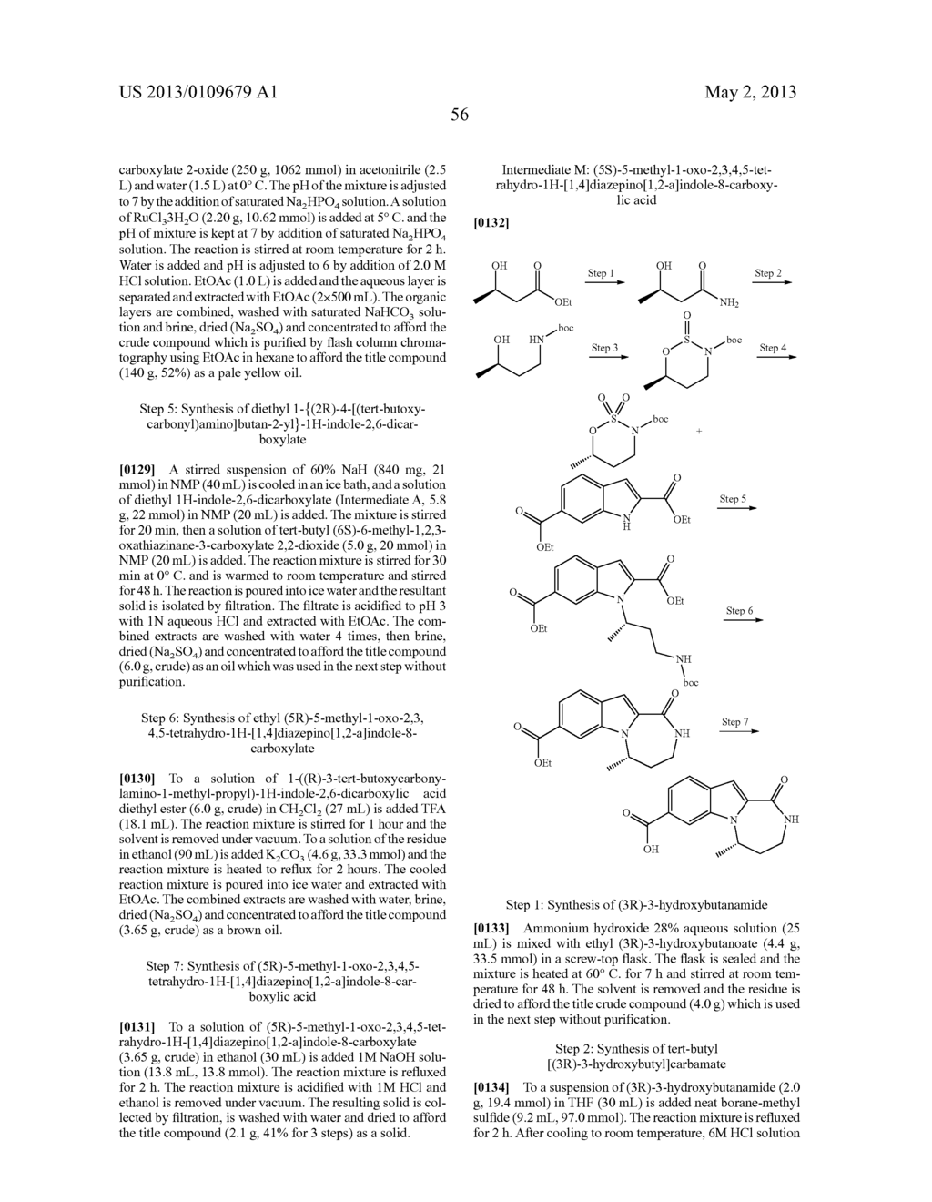 HETEROCYCLIC COMPOUNDS CONTAINING AN INDOLE CORE - diagram, schematic, and image 57