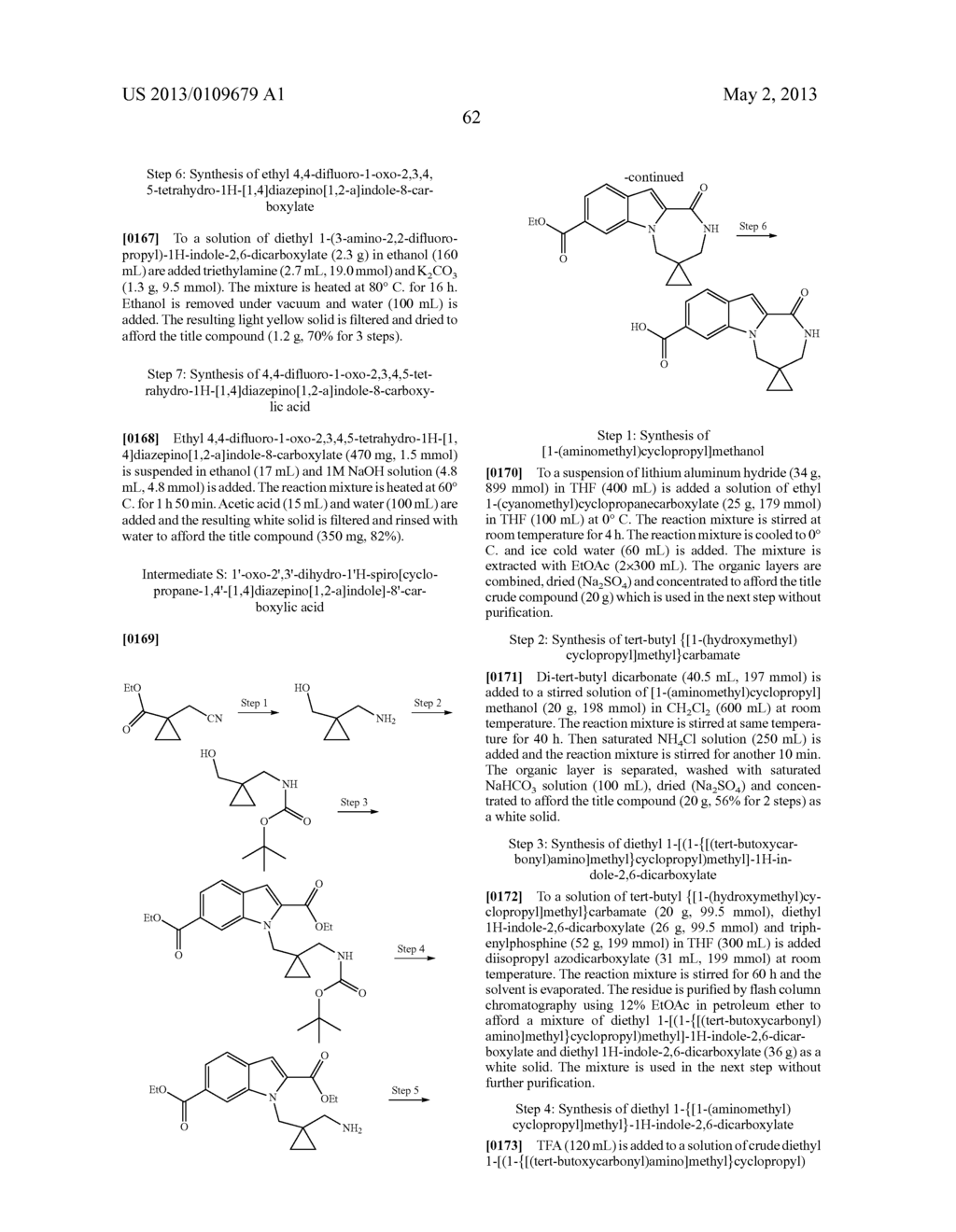 HETEROCYCLIC COMPOUNDS CONTAINING AN INDOLE CORE - diagram, schematic, and image 63