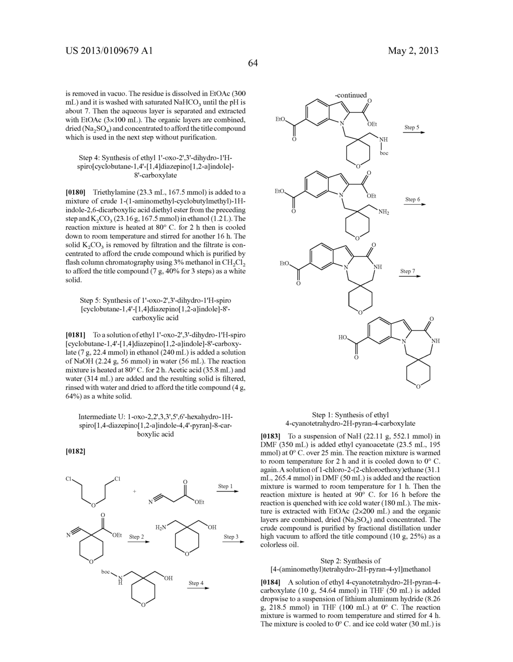 HETEROCYCLIC COMPOUNDS CONTAINING AN INDOLE CORE - diagram, schematic, and image 65
