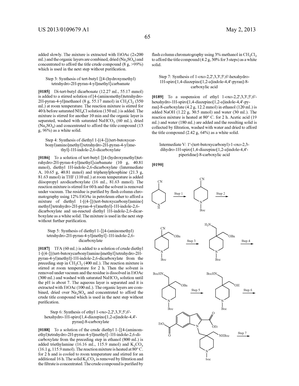 HETEROCYCLIC COMPOUNDS CONTAINING AN INDOLE CORE - diagram, schematic, and image 66