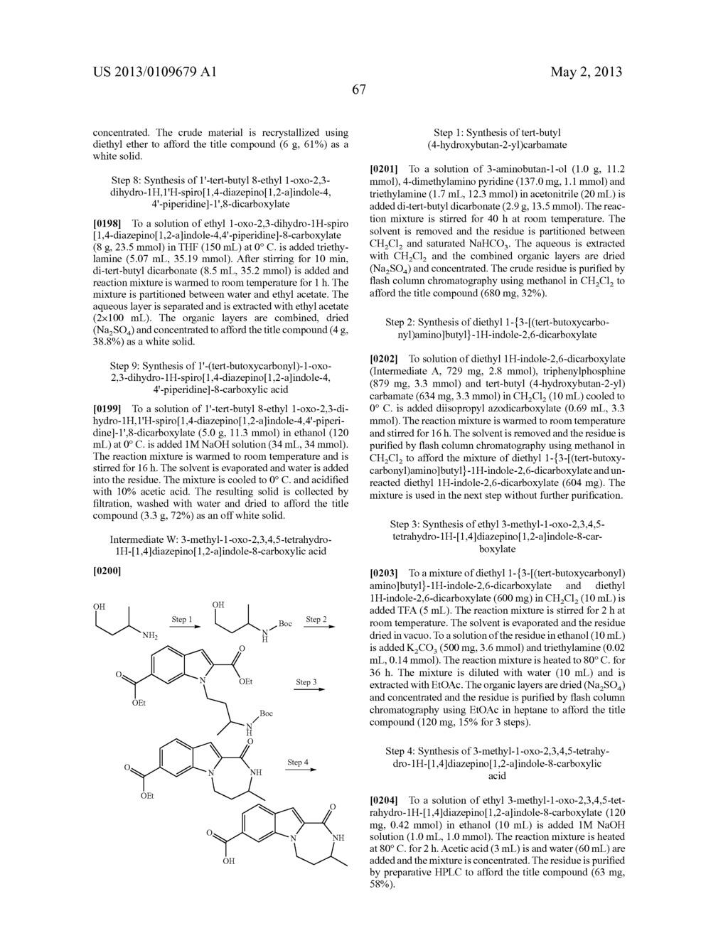 HETEROCYCLIC COMPOUNDS CONTAINING AN INDOLE CORE - diagram, schematic, and image 68