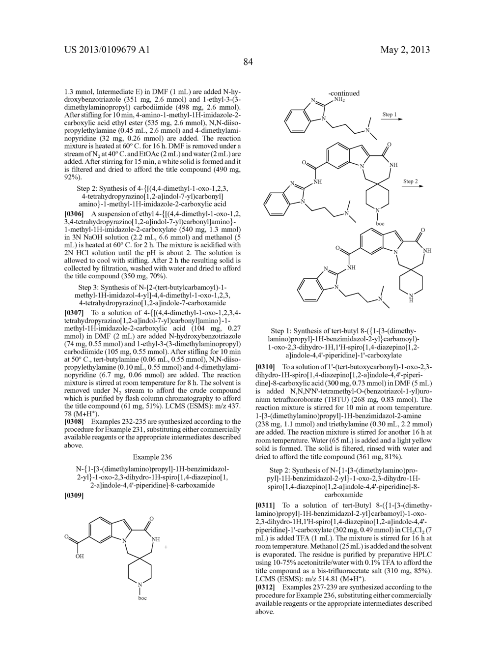 HETEROCYCLIC COMPOUNDS CONTAINING AN INDOLE CORE - diagram, schematic, and image 85