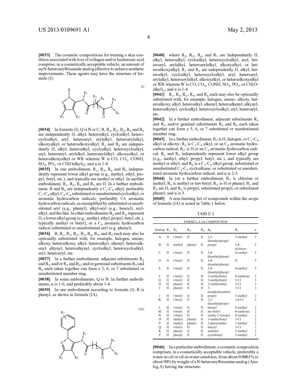 Cosmetic Use of N-Heteroarybisamide Analogs and Related Compounds - diagram, schematic, and image 08