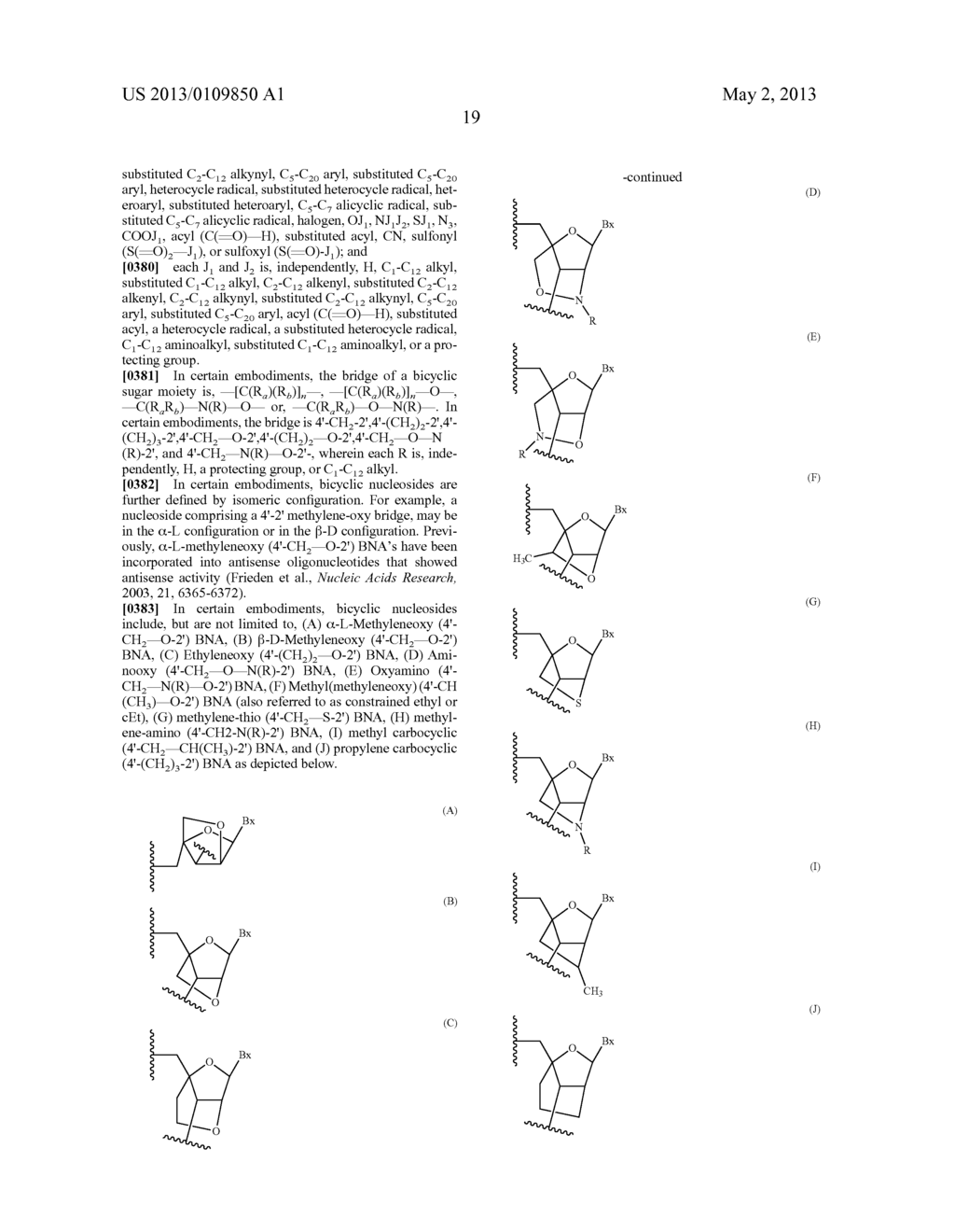 MODIFIED 5' DIPHOSPHATE NUCLEOSIDES AND OLIGOMERIC COMPOUNDS PREPARED     THEREFROM - diagram, schematic, and image 20