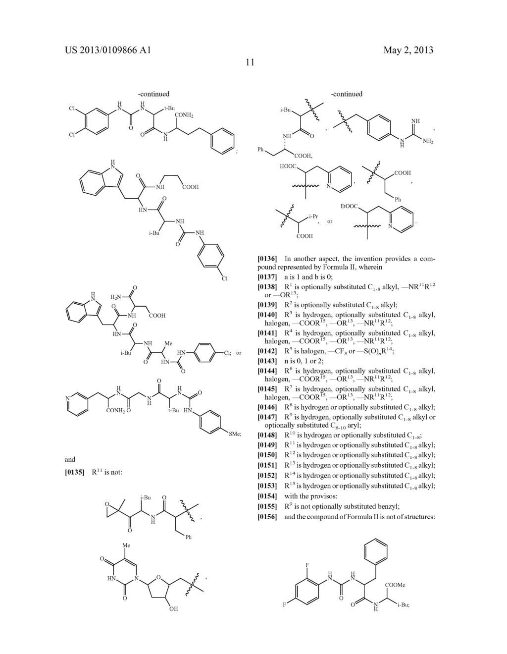 AMIDE DERIVATIVES OF N-UREA SUBSTITUTED AMINO ACIDS AS FORMYL PEPTIDE     RECEPTOR LIKE-1 (FPRL-1) RECEPTOR MODULATORS - diagram, schematic, and image 12