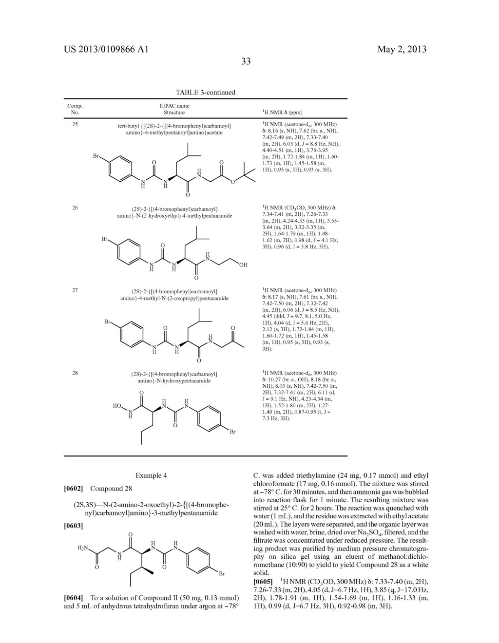 AMIDE DERIVATIVES OF N-UREA SUBSTITUTED AMINO ACIDS AS FORMYL PEPTIDE     RECEPTOR LIKE-1 (FPRL-1) RECEPTOR MODULATORS - diagram, schematic, and image 34