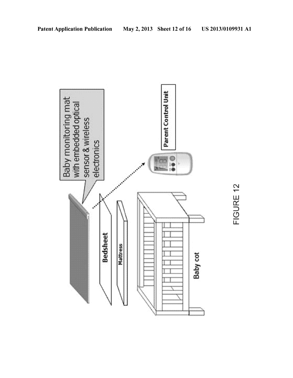 BABY MONITORING MAT BASED ON FIBER OPTIC SENSOR - diagram, schematic, and image 13