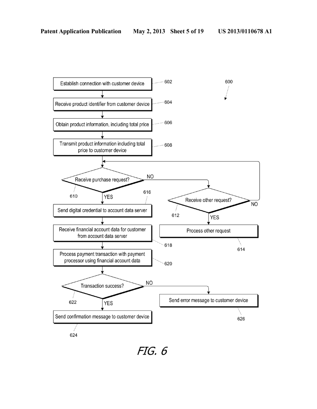 PURCHASING A PRODUCT IN A STORE USING A MOBILE DEVICE - diagram, schematic, and image 06