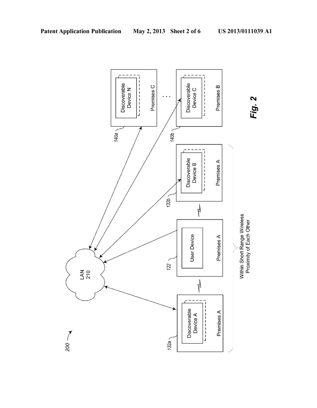 APPARATUS SYSTEMS AND METHODS FOR PROXIMITY-BASED SERVICE DISCOVERY AND     SESSION SHARING - diagram, schematic, and image 03