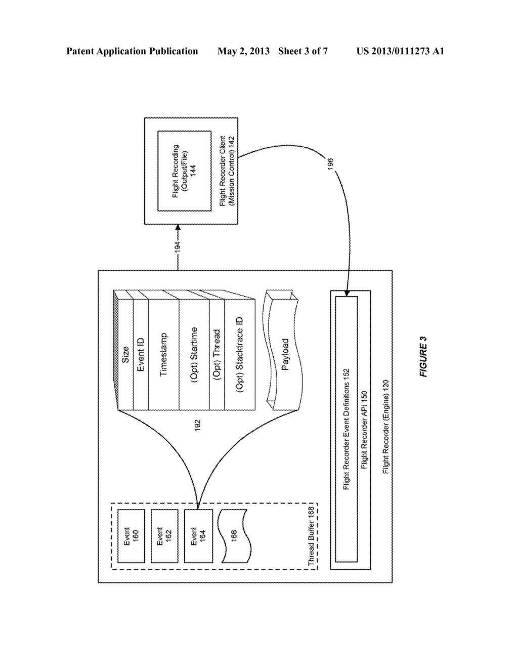 SYSTEM AND METHOD FOR PROVIDING VIRTUAL MACHINE DIAGNOSTIC INFORMATION     USING A FLIGHT RECORDER FUNCTIONALITY - diagram, schematic, and image 04