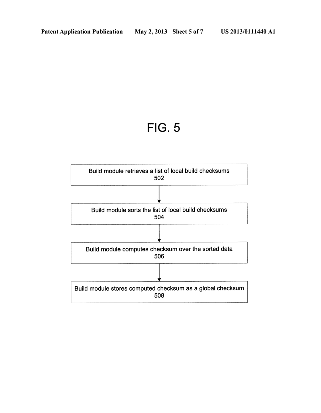 Methods, Apparatuses, and Computer-Readable Media for Computing Checksums     for Effective Caching in Continuous Distributed Builds - diagram, schematic, and image 06