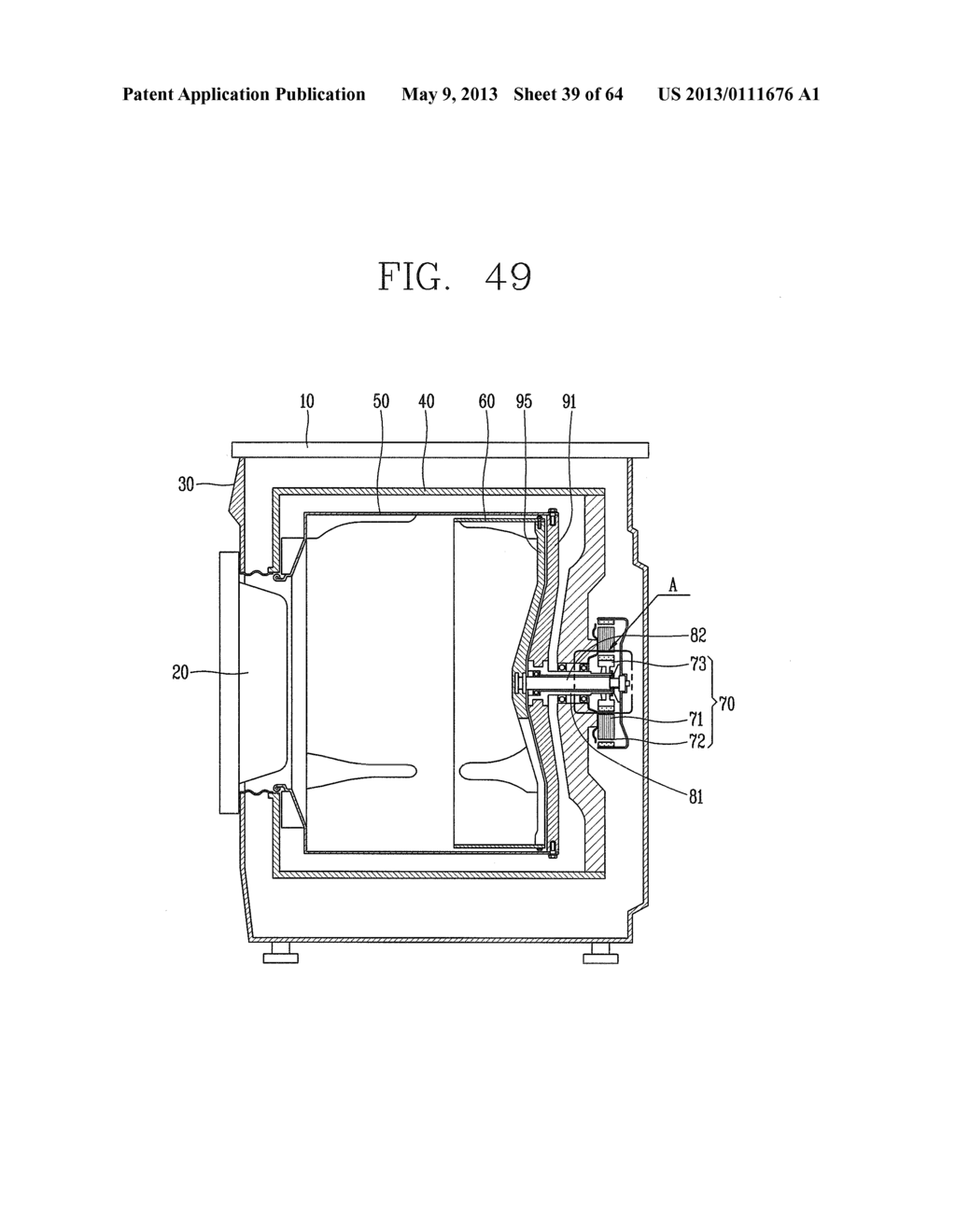 WASHING MACHINE TO PRODUCE THREE-DIMENSIONAL MOTION - diagram, schematic, and image 40