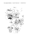 RECIPROCATING ELECTRIC SHAVER diagram and image