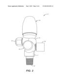 INTEGRATED VALVE REGULATOR ASSEMBLY AND SYSTEM FOR THE CONTROLLED STORAGE     AND DISPENSING OF A HAZARDOUS MATERIAL diagram and image