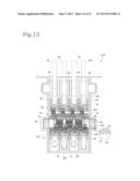 APPARATUS FOR AUTOMATICALLY EQUALIZING TENSIONS IN ELEVATOR WIRE ROPES diagram and image