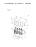 APPARATUS FOR AUTOMATICALLY EQUALIZING TENSIONS IN ELEVATOR WIRE ROPES diagram and image